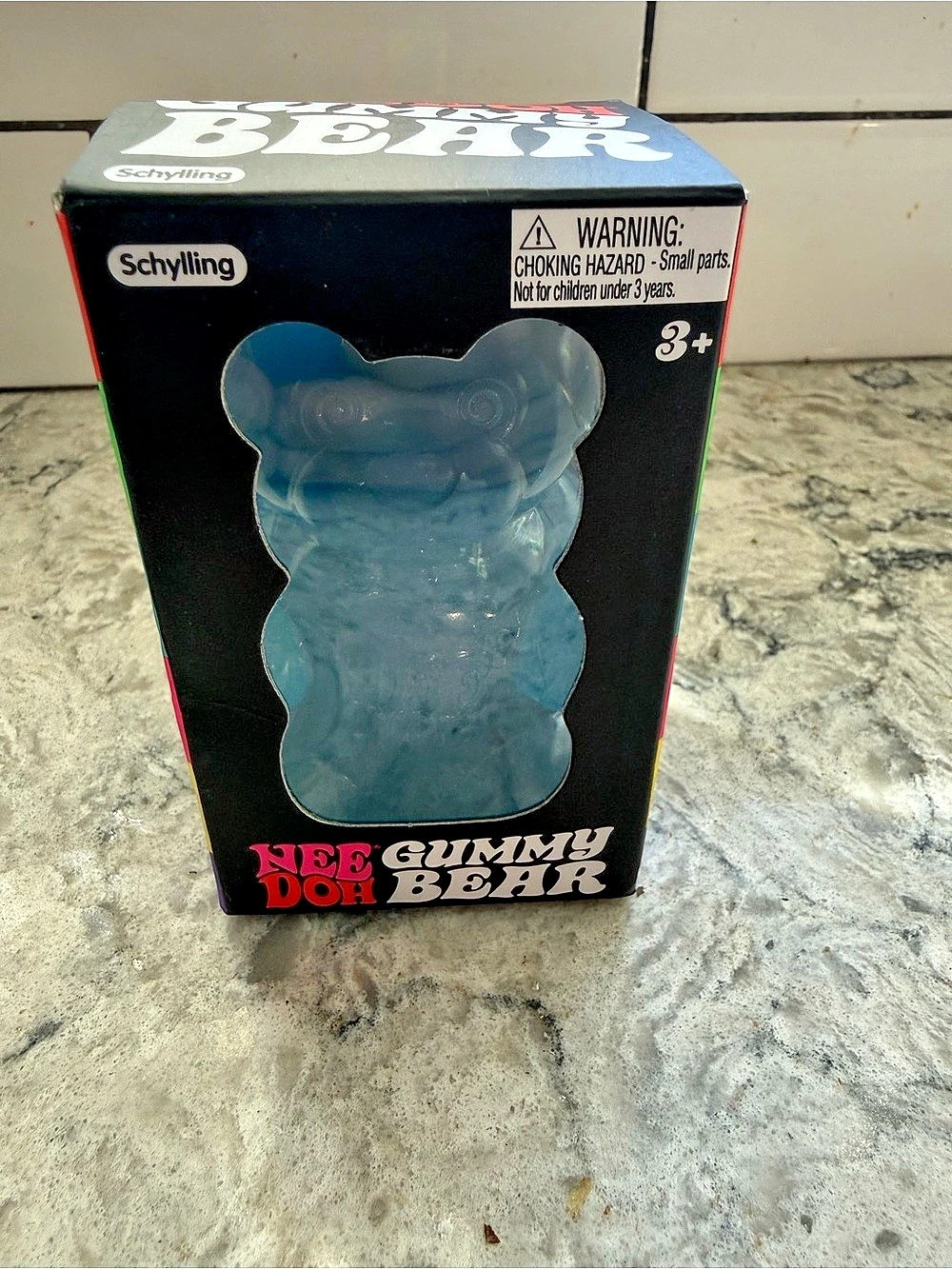 Schylling NeeDoh Gummy Bear Blue NWT